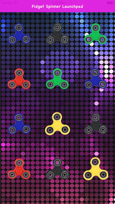 Fidget Spinner Pads Neon screenshot 2