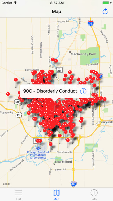 Rockford Crime Offenses - Crimes From 2011 To Now screenshot 2
