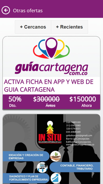 App Guía Cartagena screenshot 4