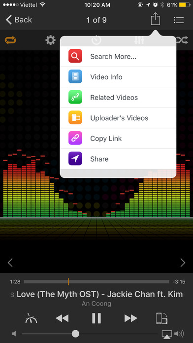 MusicMe - Music and Video Player with Equalizer screenshot 2
