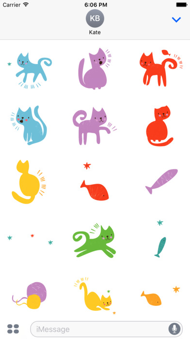 Animated Cute Cat Stickers screenshot 2