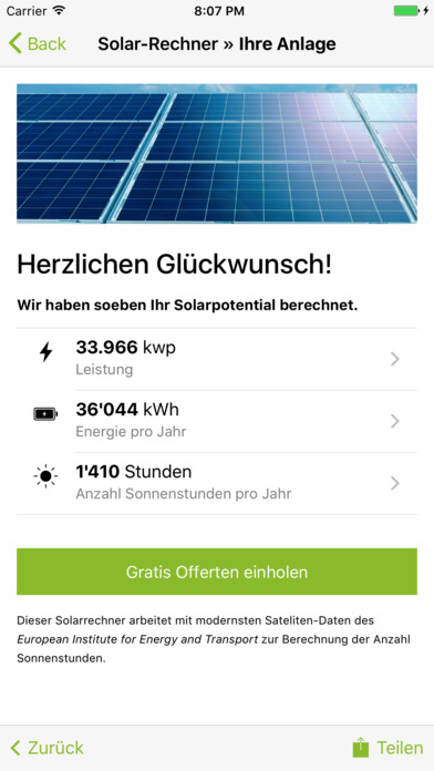 Solarrechner - SolCheck screenshot 4