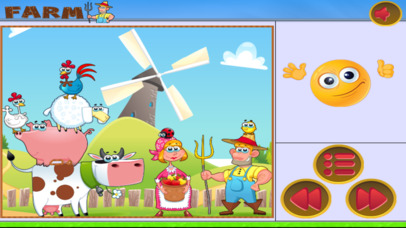 Ali Daddy's Farm Kids - Puzzle Game screenshot 2