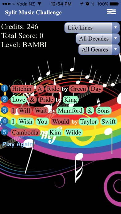 Split Music Challenge screenshot 4