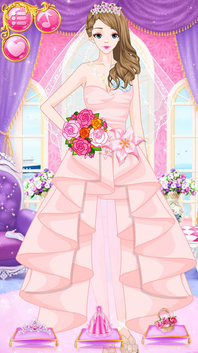 我的婚礼沙龙 - 公主换装女生游戏 screenshot 3
