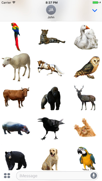 Best Animals Stickers screenshot 2