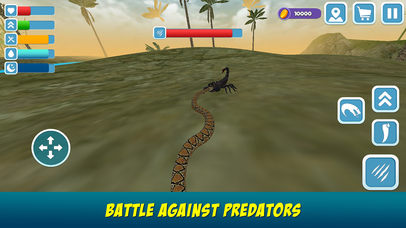 Python Snake Survival Simulator screenshot 2