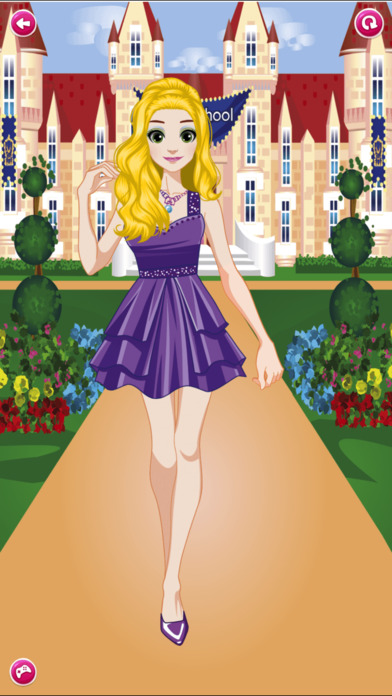 Back to School - Princess Anna Dress up Game screenshot 3
