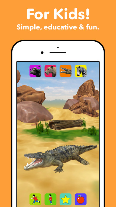 Zebra Safari Animals - Kids Game for 1-8 years old screenshot 2