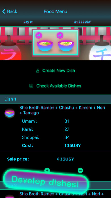Ramen Shop 2083: Cyberpunk Restaurant Management screenshot 4