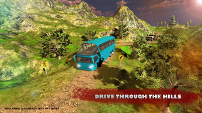 OffRoad Tourist Coach Bus Simulator-Hill Driver 17 screenshot 4