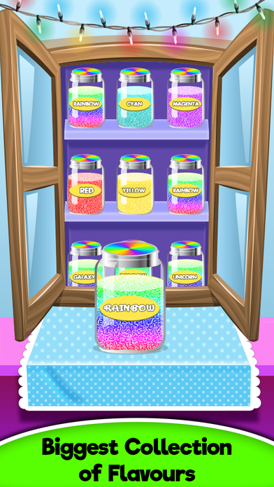 Rainbow Unicorn Glowing Cotton Candy! Fair Food screenshot 2