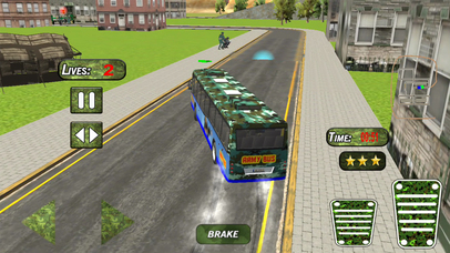 Military Commando Transport Bus Driving Game screenshot 4