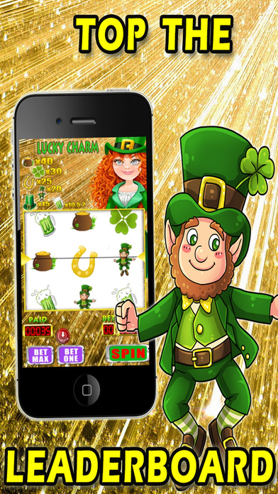 Lucky Charm Slots-Leprechaun Pot Of Gold Challenge screenshot 4