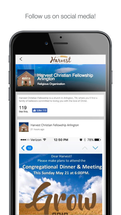 Harvest Christian Fellowship screenshot 2
