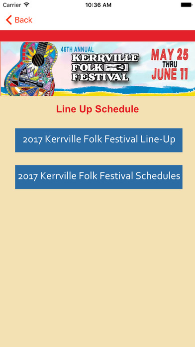 46th Annual Kerrville Folk Festival screenshot 4