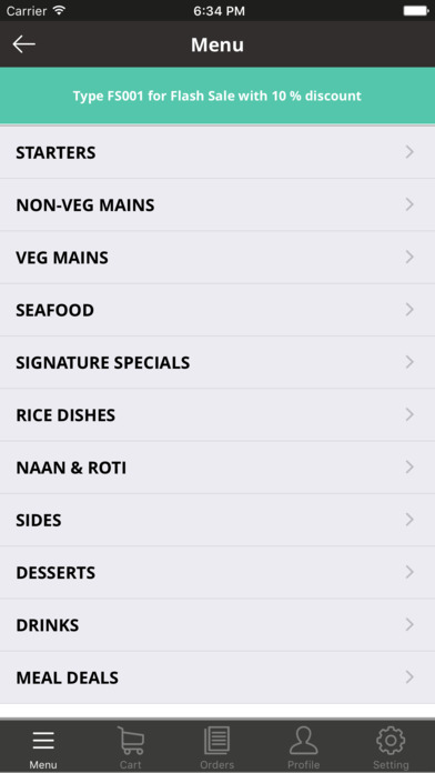 Signature Indian cuisine screenshot 3