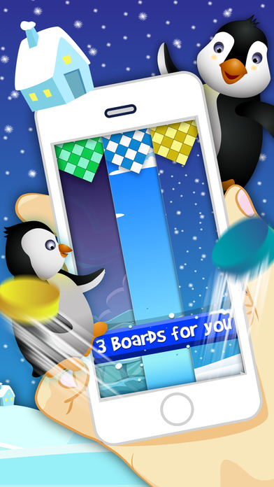 Penguins Checker Challenge Games Elite screenshot 2