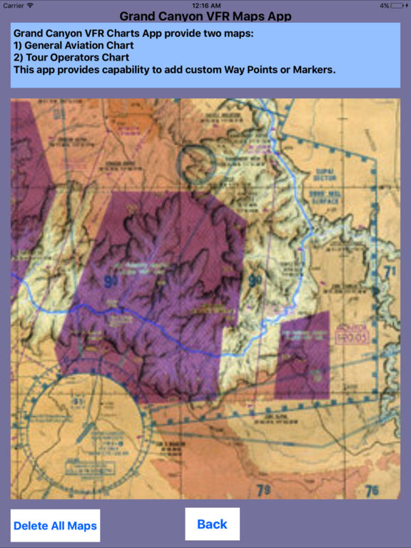 App Shopper Grand Canyon VFR Aeronautical Chart (Navigation)