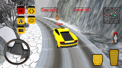 Asphalt Snow Taxi : Drive Off-road  3D car screenshot 2
