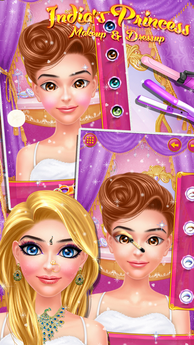 India's Princess Makeup & Dressup screenshot 3