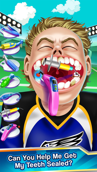 Athlete Dentist Doctor Games! screenshot 2