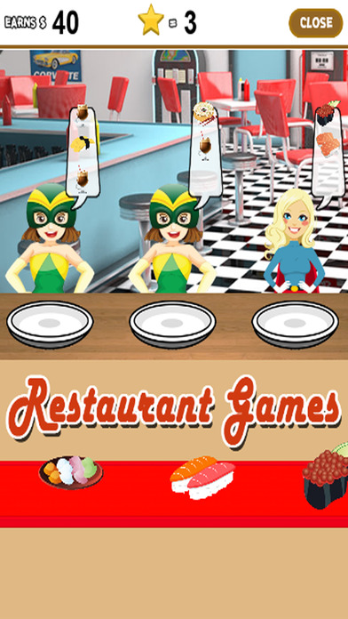 Superhero Games Japan Restaurant Version screenshot 2
