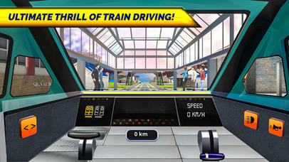 Railway Train Subway 3D Simulator 2017 screenshot 4