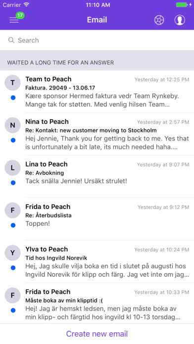 Brief - Customer messaging screenshot 3