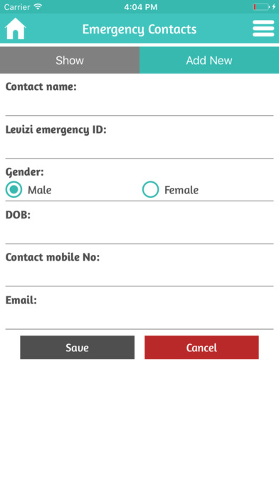 Levizi Emergency Care App screenshot 2