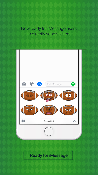 FootballMoji - American football emoji & stickers screenshot 3