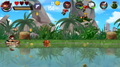 Commando Battleship Shooting Boat Racing Game 2D screenshot 4