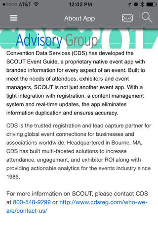 CDS Advisory Group SCOUT screenshot 4