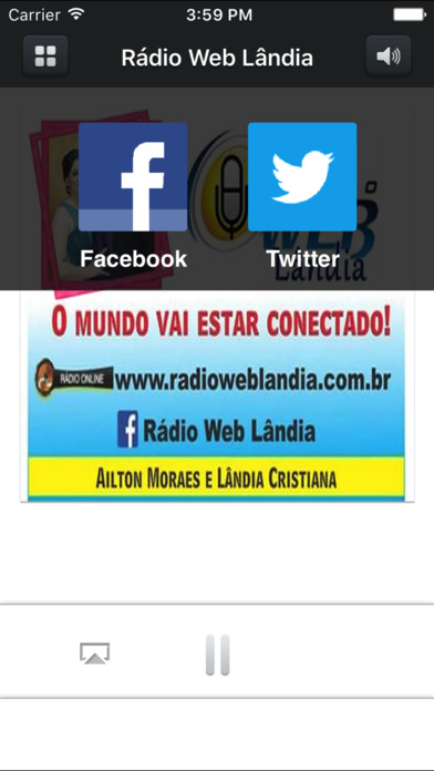 Rádio Web Lândia screenshot 2
