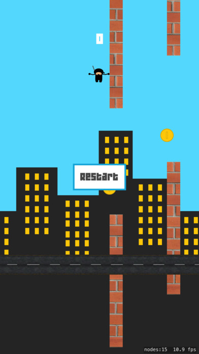 弹弹忍者-flappy ninja升级版 screenshot 2