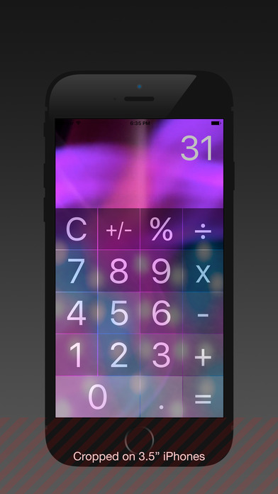 Calculator HD Colors screenshot 3