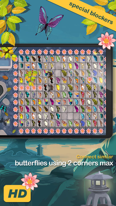 Butterfly Kyodai Mahjong screenshot 3