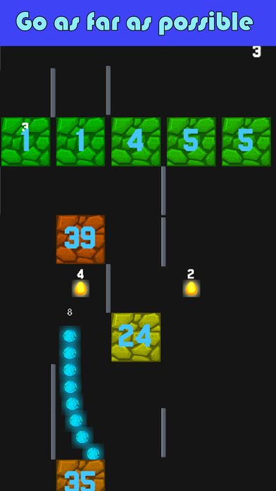 Glow balls through blocks screenshot 2