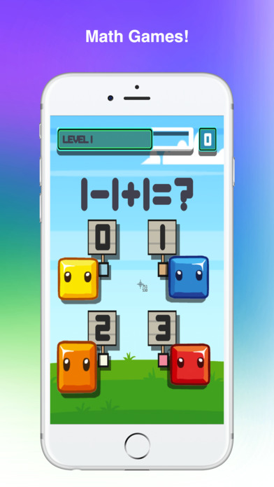 Blocky Math! : Brain Games screenshot 2