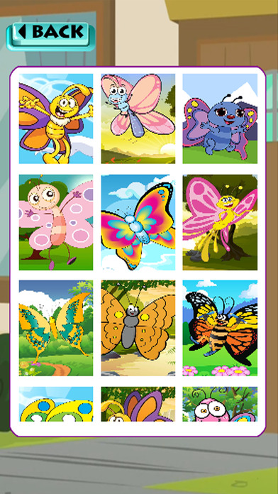 Butterfly Jigsaw Puzzles Learn Images Games screenshot 2