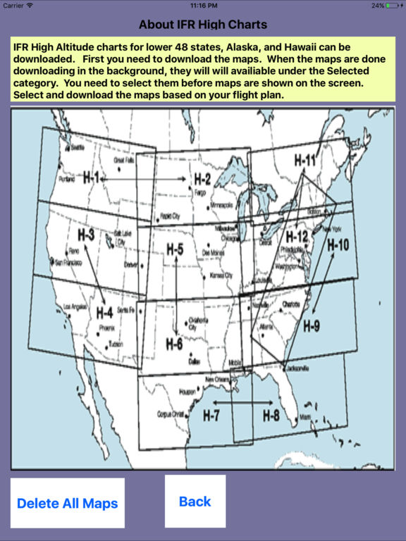 App Shopper Airplane Charts Instrument Flight Rules IFR (H) (Navigation)