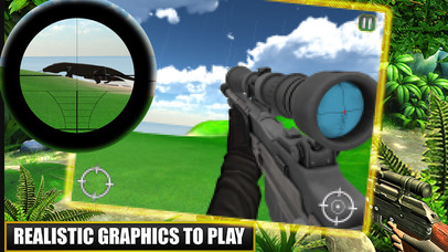 Sniper Animal: Komodo Shooter screenshot 2