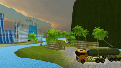 OffRoad Cargo Truck Drive: Oil Transport Simulator screenshot 2