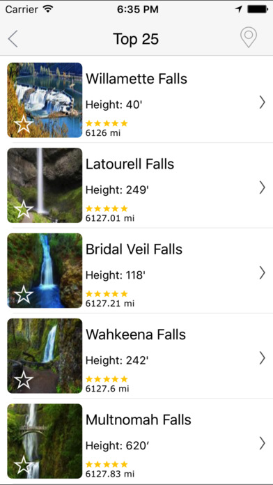 Oregon Waterfalls screenshot 3