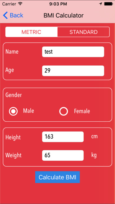 Advanced Body Mass Index Pro screenshot 2