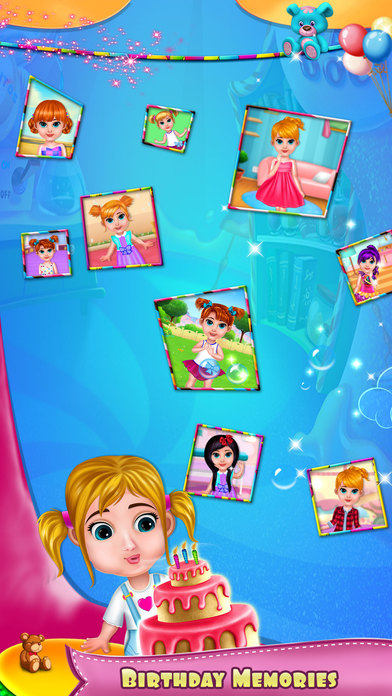 Baby Girl Birthday Party - Cake & Cards Decoration screenshot 3