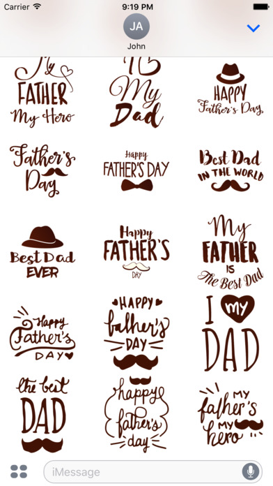 Father's Day Sticker screenshot 4