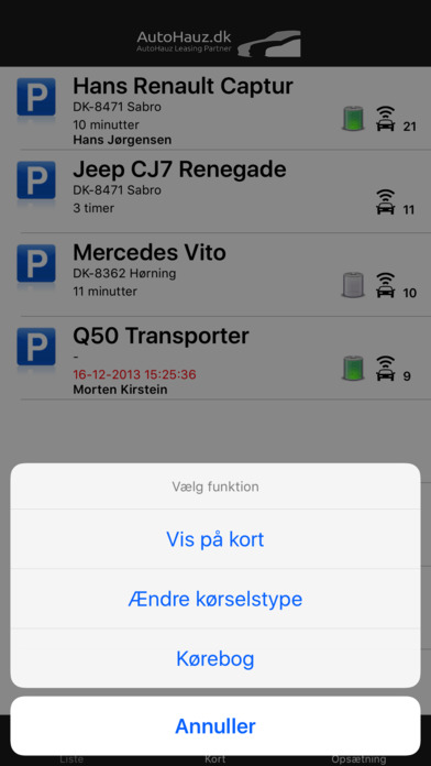 AutoHauz GPS screenshot 2