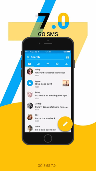 GO SMS Pro Apps for Emoji Keyboard GO Chat screenshot 3
