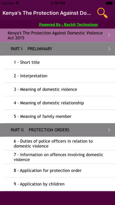 Kenya's The Domestic Violence Act 2015 screenshot 2